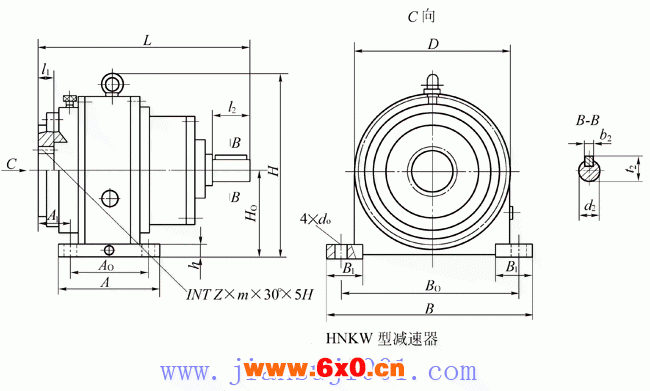 H型星轮减速机(JB-T8712-1998)