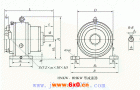 HNKW、HHKW-D型星轮减速机外形及安装尺寸JB/T8712-1998