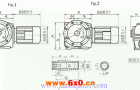 JTSAF47-JTSAF97系列斜齿轮-蜗轮减速电机外形及安装尺寸