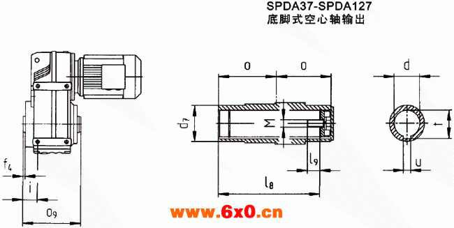 SP系列平行轴斜齿轮减速电机（图）