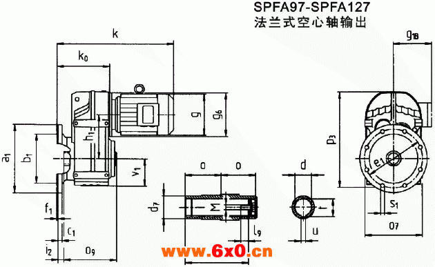 SP系列平行轴斜齿轮减速电机（图）