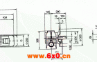 CZSF87..型斜齿轮蜗杆减速机的安装尺寸