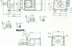 RCX07..型硬齿轮减速机安装尺寸图