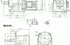 RC37..型硬齿轮减速机安装尺寸图