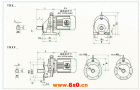 TRX..S38、TRX..S58、TRX..S68、TRX..S78、TRX..S88、TRX..S98、TRX..S108、TRX..S128、TRX..S158、系列斜齿轮硬齿面减速机的安装尺寸