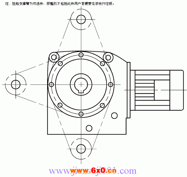 W系列斜齿轮蜗杆减速电机