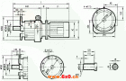 GRF97系列斜齿轮减速电机安装结构尺寸