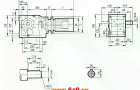 GK127型斜齿轮弧齿锥齿轮减速电机安装结构图尺寸