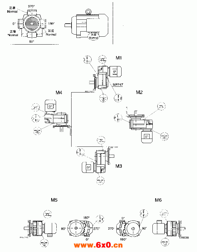 MPF/MPAF/MPAZ37-157安装形式图