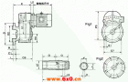 MPAF37、MPAF47、MPAF57、MPAF67、MPAF77、MPAF87、MPAF97、MPAF107、MPAF127、MPAF157、系列平等轴齿轮减速机的安装尺寸