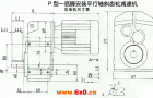 P37、P47、P67、P77、P87、P97、P107、P127、底脚安装平行轴斜齿轮减速机安装尺寸