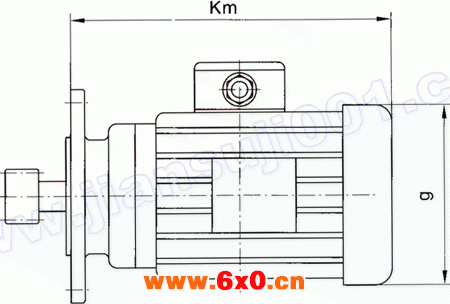 WS系列圆柱蜗杆减速电机附页（电机尺寸）