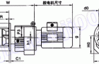 WR系列斜齿轮硬齿面减速机安装尺寸（WRM57-WRM167）