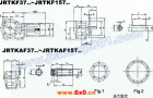 JRTK斜齿轮——伞齿轮减速机电机安装尺寸(JRTKF37..～JRTKF157..，JRTKAF37..～JRTKAF157