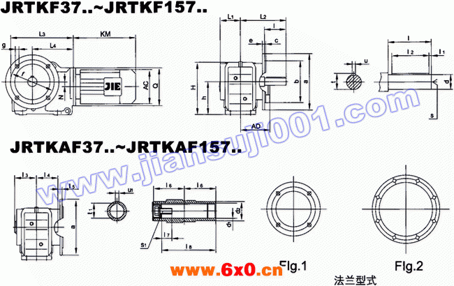 JRTK斜齿轮—伞齿轮减速机电机