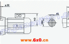JRTK斜齿轮——伞齿轮减速机电机安装尺寸(JRTK187..)