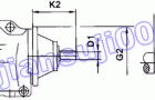 JRTK斜齿轮——伞齿轮减速机电机安装尺寸(JRTK..AD..)