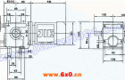 JRTS斜齿轮——蜗轮蜗杆减速电机安装尺寸（JRTS37..）