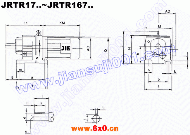 JRTR斜齿轮减速电机