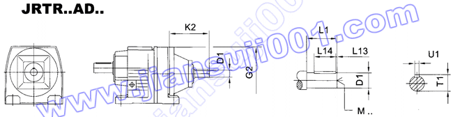 JRTR斜齿轮减速电机