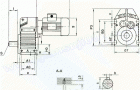 WF系列平行轴斜齿轮减速机安装尺寸（WF37-WF157）