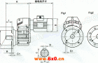 WF系列平行轴斜齿轮减速机安装尺寸（WFF37-WFF157）