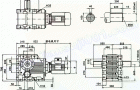 WK系列弧齿锥齿轮硬齿面减速机安装尺寸（WK167-WK187）