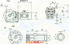 WK系列弧齿锥齿轮硬齿面减速机安装尺寸（WKAF37-WKAF157）