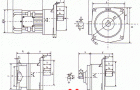 GL（H）F小齿轮减速电机安装尺寸