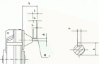 TXF37-TXF127型轴装式外形及安装尺寸