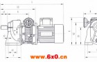 TXF与一级齿轮减速机尺寸表