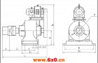 GL-5PA、GL-10P、GL-16P、GL-20P、GL-30P、GL-40P、GL-100P、型(升级版)系列锅炉炉排减速机安装尺寸