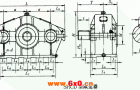 SHCD125、SHCD145、SHCD175、SHCD215、SHCD255、SHCD300、SHCD350、SHCD400、SHCD450型三环减速机型式与主要尺寸YB/T79-1995