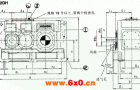 H2.H,H2.M型平行轴齿轮箱两级传动卧式安装