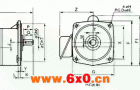 台湾ZL、ZF小型齿轮减速电机单相立式外形安装尺寸