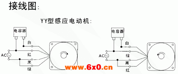 台湾YY、YN系列小型齿轮减速电机外形及安装尺寸（机座号100，70/120/140W）