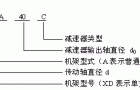 XD型单支点机架标记示例
