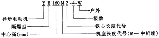 YB系列隔爆型三相异步电动机概述及结构简介