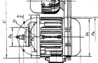 ZDS1、ZDS2双电机（字母式）双素锥形转子异步电动机外形尺寸