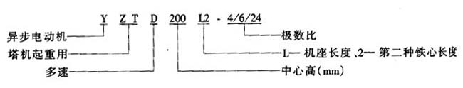 YZTD系列塔式起重机用多速三相异步电动机特点