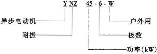 YNZ系列振动装锤用耐振三相异步电动机概述及结构简介