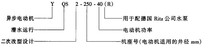 YQS2系列井用潜水三相动机概述及结构简介