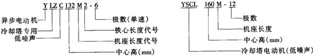 YSCL、YLZC系列冷却塔专用低噪声三相异步电动机结构简介及特点