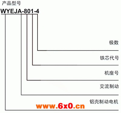 WYEJA系列制动电动机使用说明及型式 