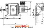 YBCT系列隔爆型电磁调速异步电动机外形尺寸