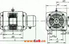 YR系列（IP23）三相异步电动机外形及尺寸（H160～280mm）
