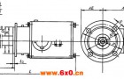 YLM2型炉用密封异步电动机外形及安装尺寸