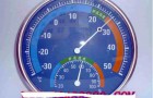 室内二合一温湿度计用於測量所在環境的溫度和相对濕度变化