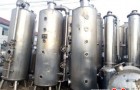 回收2吨双效低噪音动态浓缩蒸发器