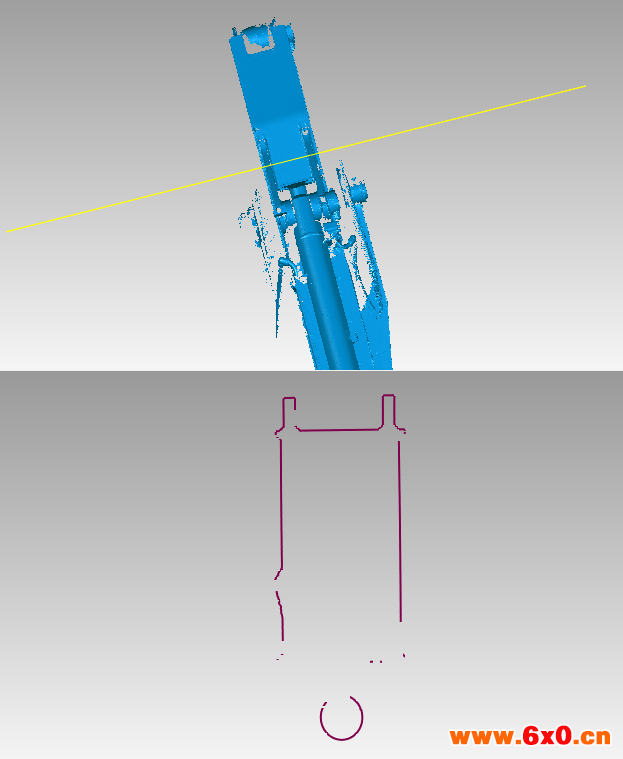 【行业应用】挖掘机扫描技术哪家强？Creaform 3D扫描仪MetraSCAN750 挖掘机现场扫描报告